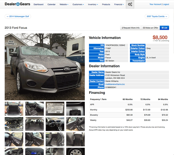 Car Dealer Software and Car Dealer Websites DealerGears